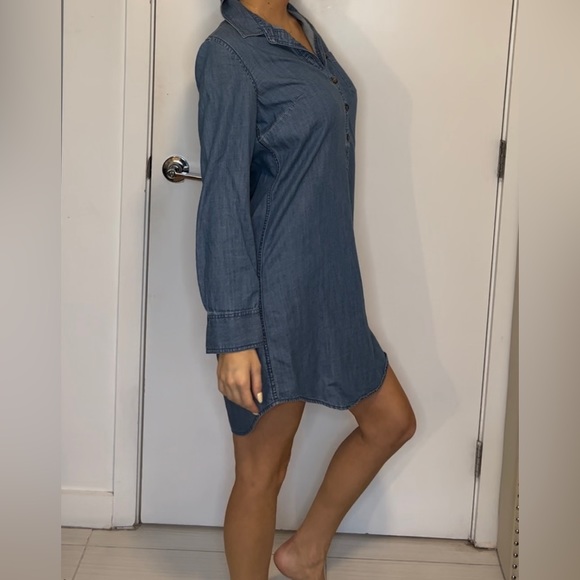 J. Crew chambray denim dress - Picture 3 of 5